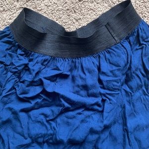 Navy short skirt